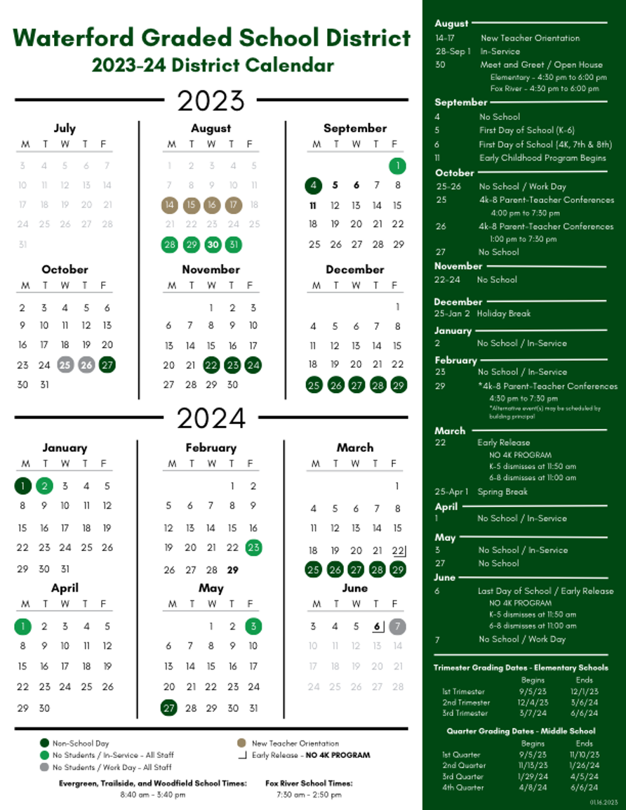 2023-2024 Calendar